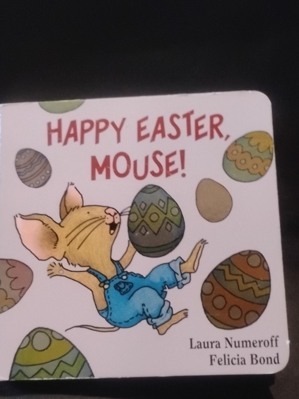 Happy Easter, Mouse! Children's Easter Board Book - Blue